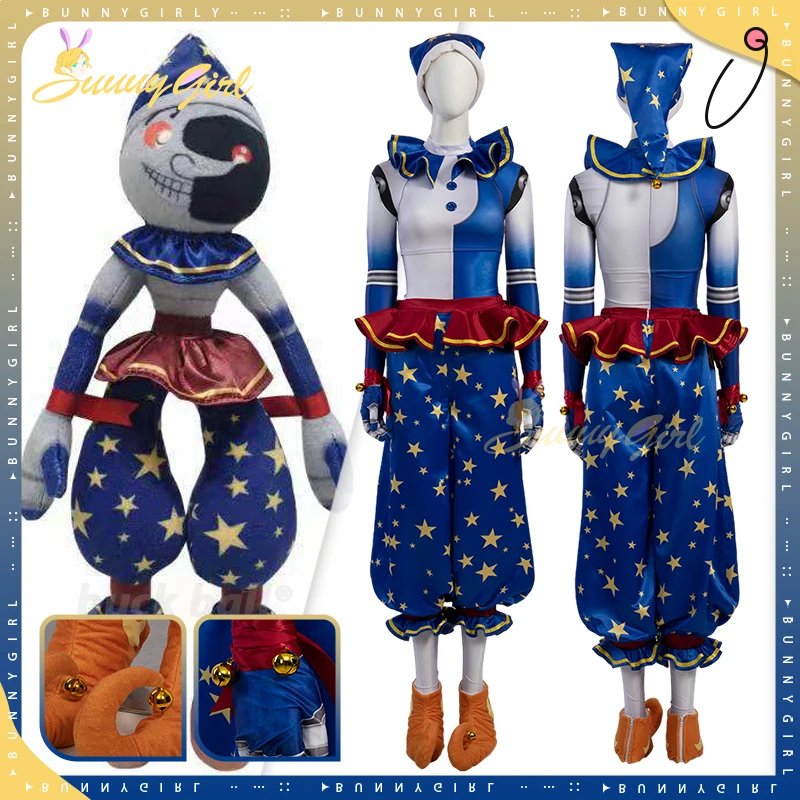 

Moon Cosplay Costume Game Five Nights At Freddy'S Cosplay Costume Moon Clown Costume Role Playing Hat Halloween Gifts