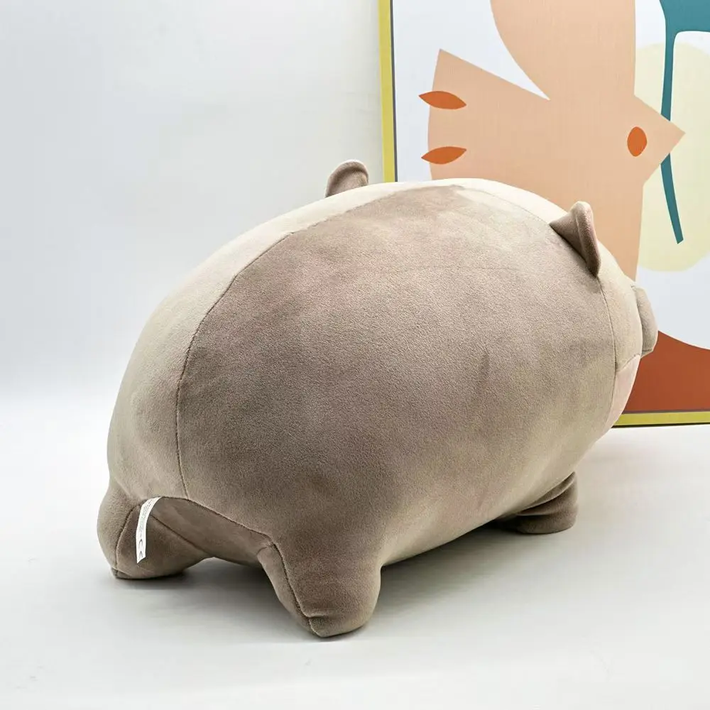 Moo Deng Cartoon Plush Toys Cute Soft Stuffed Cushion Hippopotamus Pillow Home Decor Dolls for Kid Girl Birthday Christmas Gift