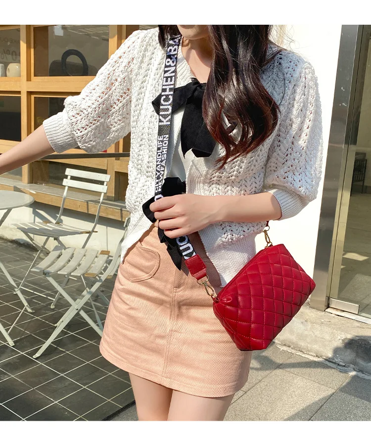 Women's bag 2022 Trend New Luxury Fashion Rhombic Chain Female Crossbody Bag Shoulder Messenger Bag Mobile Phone Handbag shoulder bags for kid