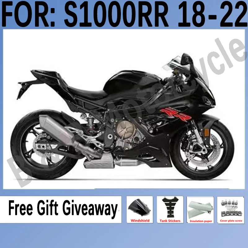 

Motorcycle ABS Injection mold Fairing for BMW s1000rr M1000 2019 2020 2021 Fairings Kit Bodywork S1000RR 19 20 21 Black