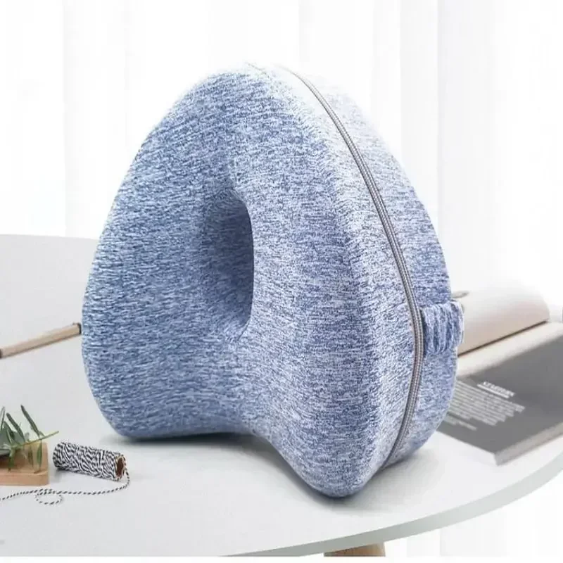 Leg Pillow Memory Cotton Leg Pillow Sleeping Orthopedic Sciatica Back Hip Joint For Pain Relief Thigh Leg Pad Cushion Home Foam
