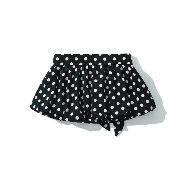 Ariel Polka Dot Tie Bow Skirt Set 6