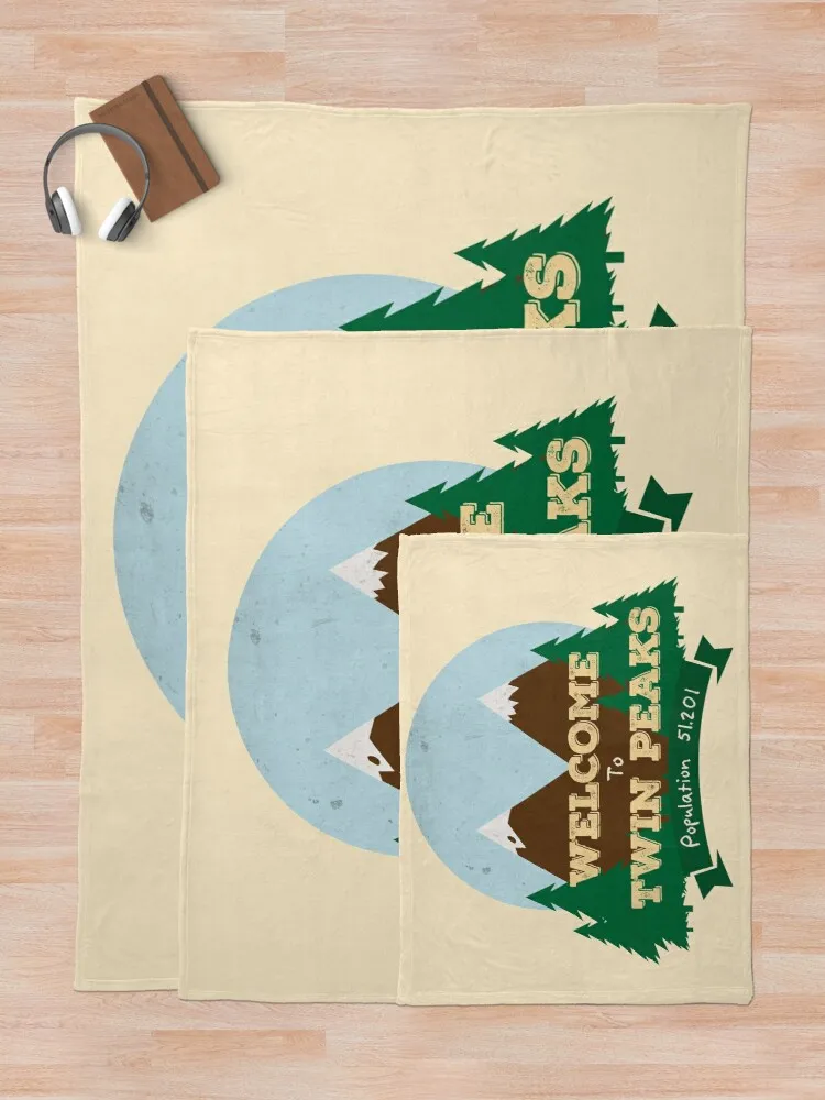 Welcome To Twin Peaks Throw Blanket Soft Plush Plaid 5
