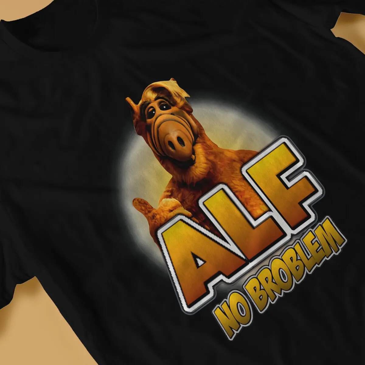 キッズ古着 vintage ALF NO PROBLEM Tシャツ 1987年製 アルフ オフィシャル ユーズド キッズ ラグランTシャツ 1987