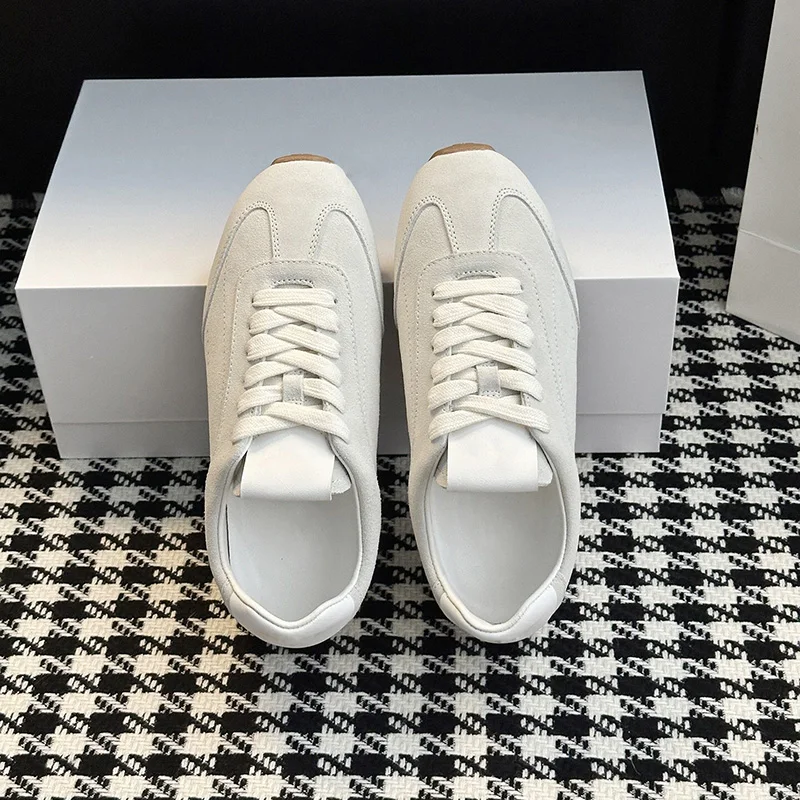 Klassische Damen Ballerinas Aus Leder Und Samt Für Den Alltag_voghion.com
