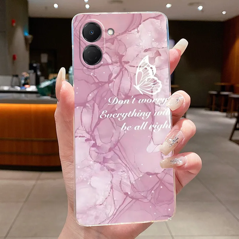 Butterfly Bow Transparent Soft Silicone Phone Case