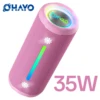 OHAYO X10MAX Bluetooth Speaker 35W – IPX7 Waterproof, Powerful Stereo Sound, 24H Playtime, TWS Pairing, Dazzling Lights, Bass Up OHAYO X10MAX Bluetooth Speaker 35W – IPX7 Waterproof, Powerful Stereo Sound, 24H Playtime, TWS Pairing, Dazzling Lights, Bass Up