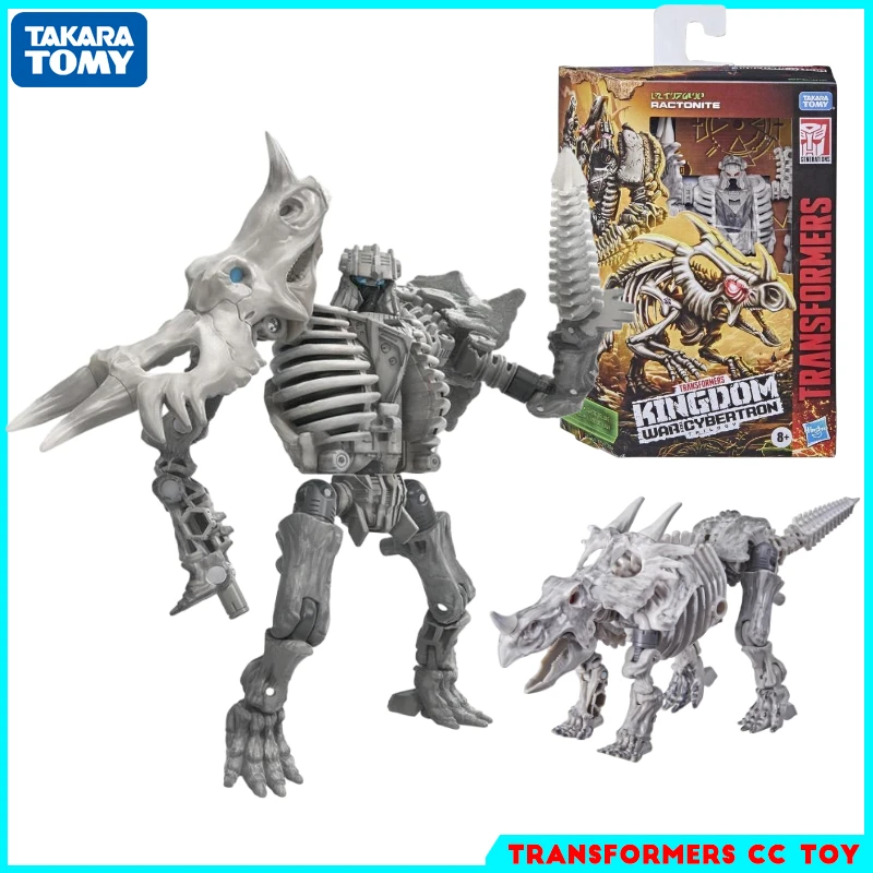 Женская экшн-фигурка Takara Tomy Transformer Kingdom Series в наличии Ractonite, коллекционная игрушка-робот, хобби
