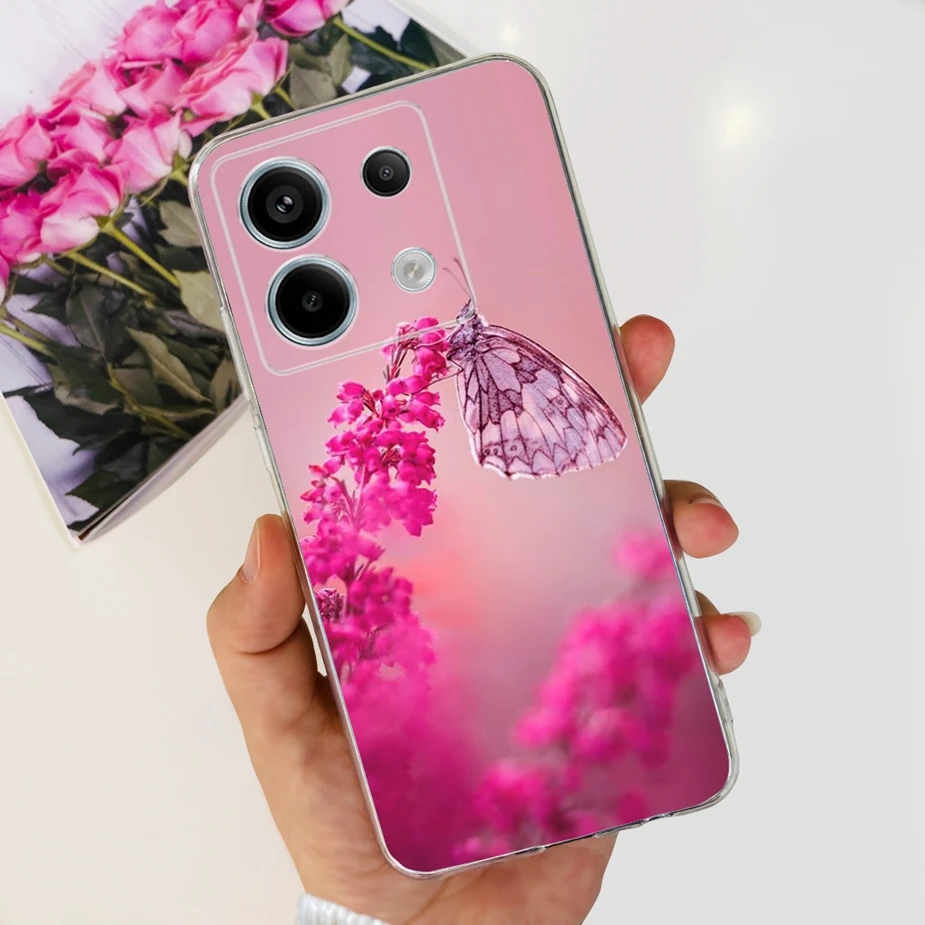 New Fashion Painted Clear Silicone Soft TPU Phone Case for Xiaomi Poco X6 Pro 5G