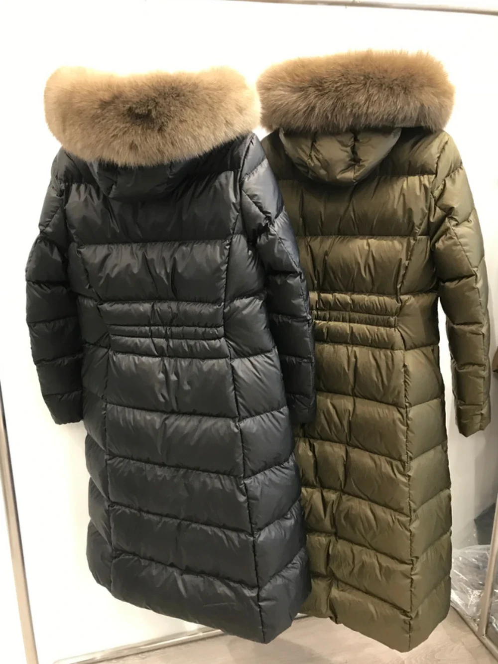 Cintura lunga soprabito di alta qualità femminile caldo sottile - Main Image