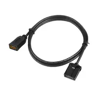1.5M HDMI-compatible Type E Male to Type A Male/Female Extender Gold Plated 4K HDR for Car Head Unit GPS DVD Automotive System - Image 2
