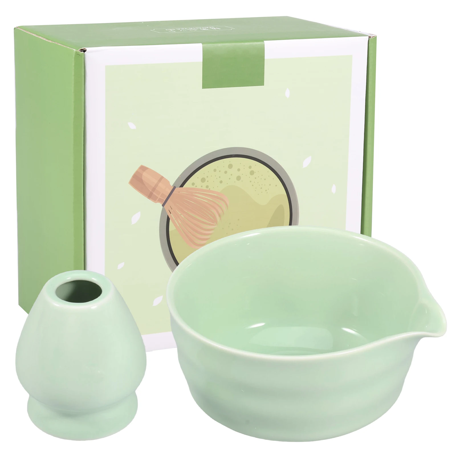 طقم ماتشا ياباني خيزران