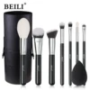 BEILI Black Makeup brushes set Professional Natural goat fiber hair brushes Foundation Powder Contour Eyeshadow make up brushes 1