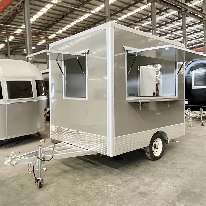 Mini Food Truck Trailer Fast Food Carts Food Truck with Full Kitchen 1