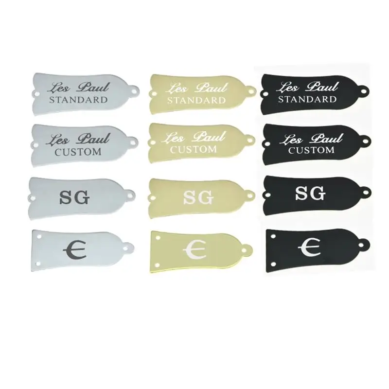 Truss Rod Cover Plate aus legiertem Metall für Les Paul E-Gitarre Standard/Custom/SG/Epiphone