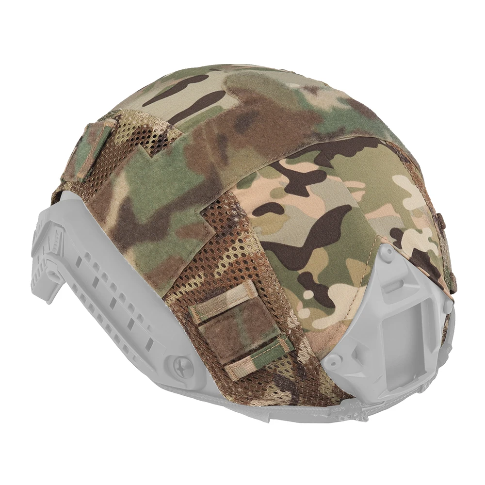 

Tactical FAST Helmet Cover Mesh Net Hook And Loop Attachment Stretch Fabric Airsoft Paintball FAST SF High Cut Ballistic Helmet