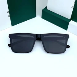 Chic Unisex Glasses for Style and Everyday Wear (Black)