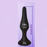 4-teiliges Silikon-Anal-Trainingsset – weicher, gewebter Stoff, perfekt für Anfänger und Fortgeschrittene Spieler, Anal-Buttplugs für Männer und Frauen 6