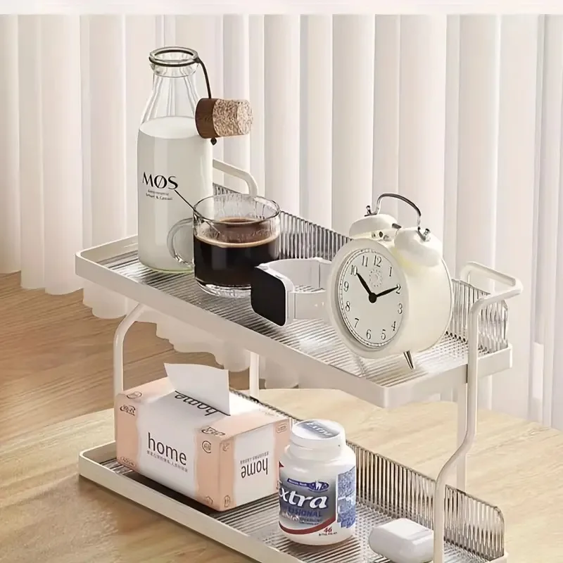 Light Luxury Multi-layer Storage Rack Water Cup Tea Cup Glass Rack Desktop Countertop Storage Rack Dining Table Storage Racks 6
