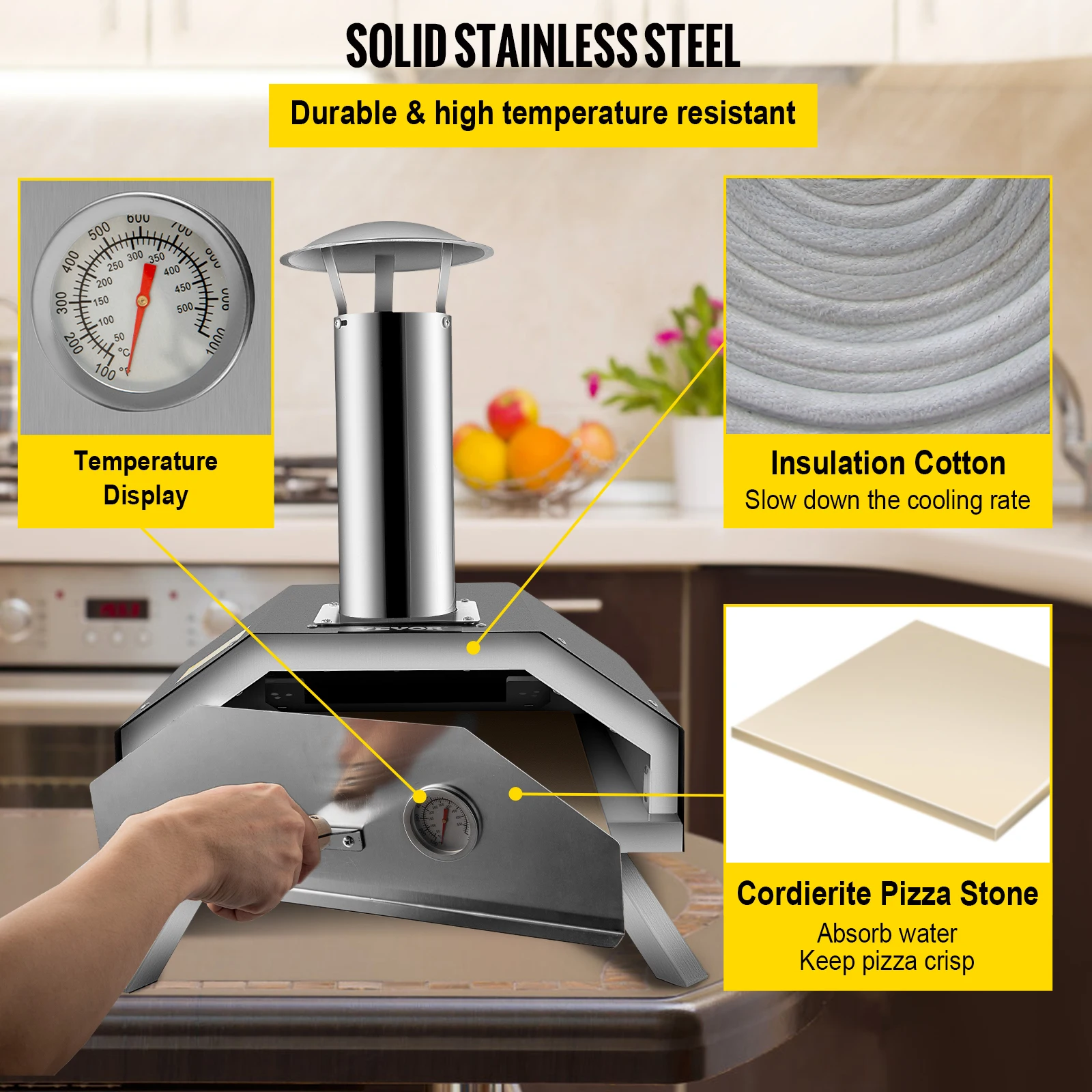 Рисунок 5 - Портативная духовка для пиццы VEVOR