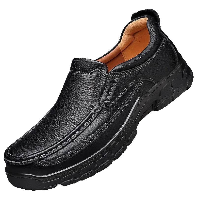European Warm Series Tero Men's Autumn Winter Business Casual Leather Cowhide Sole Driving Shoes_vogvips.com