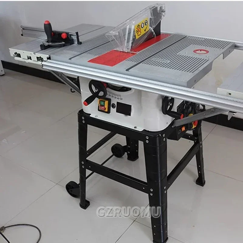 JTS-250IID Woodworking Sliding Table Saw Multifunctional 10 Inch Woodworking Cutting Machine Household Electric Saw Machine