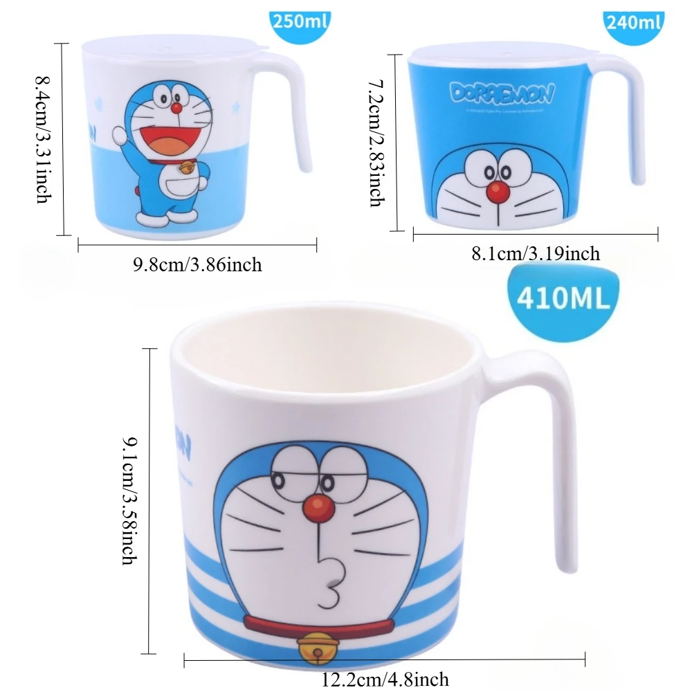 Adorable Doraemon Multi-Purpose Mug with Lid - Kid-Friendly and Dropproof