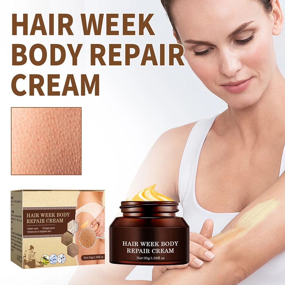 30g Hair Week Body Repair Cream Chicken Follicle Skin Repair Cream Moisturizing Nourishing Skin Care Supplies For Women Men
