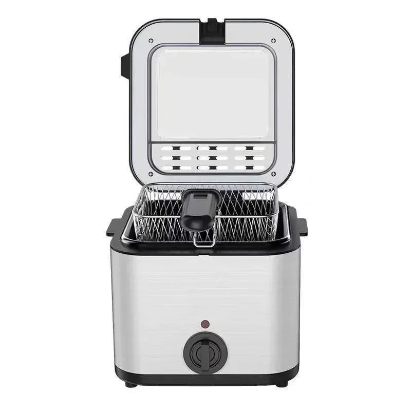 Electric Deep Fryers Household Stainless Steel French Fries Frying Machine Fried Chicken Chop Chicken Nugget Donut Snack Machine