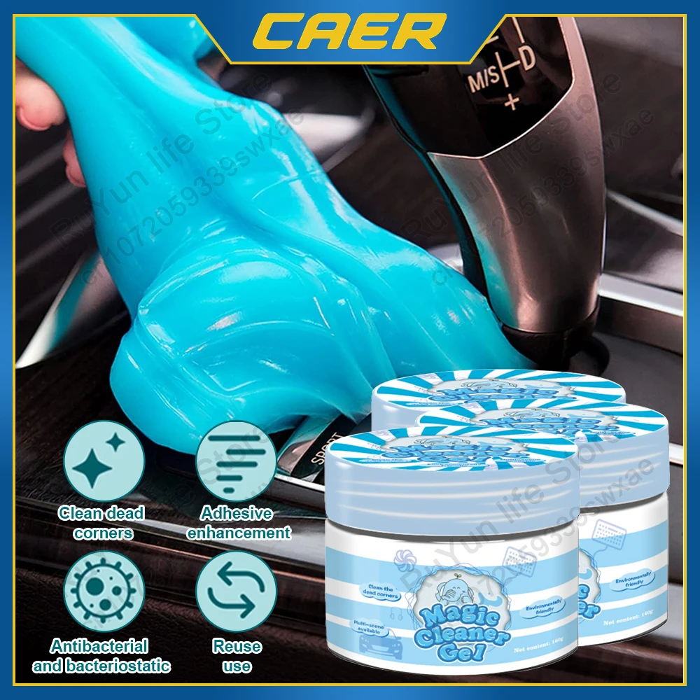 Car Cleaning Gel Reusable Dust Crevice Cleaner Flower Scent Magic Mud Putty Gels Interior Detailing Tool for Air Vent Keyboard