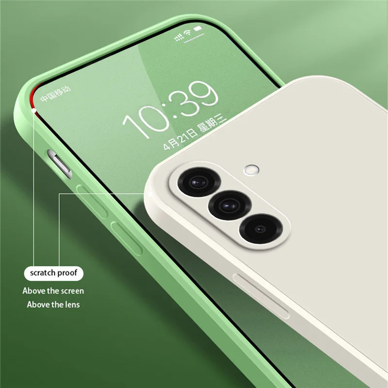 Premium Silicone Back Cover with Soft Microfiber Lining