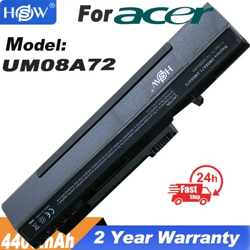 

Новый Белый аккумулятор UM08A31 для Acer Aspire One A110 A150 D150 D210 D250 ZG5 UM08A32 UM08A51 UM08A52 UM08A71 UM08A72, быстрая доставка