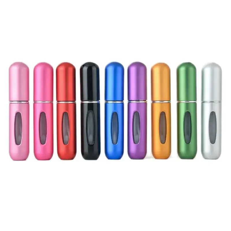 

3/5/10/20pcs 5ml Portable Mini Refillable Perfume Bottle With Spray Scent Pump Empty Cosmetic Containers Atomizer Bottle Travel