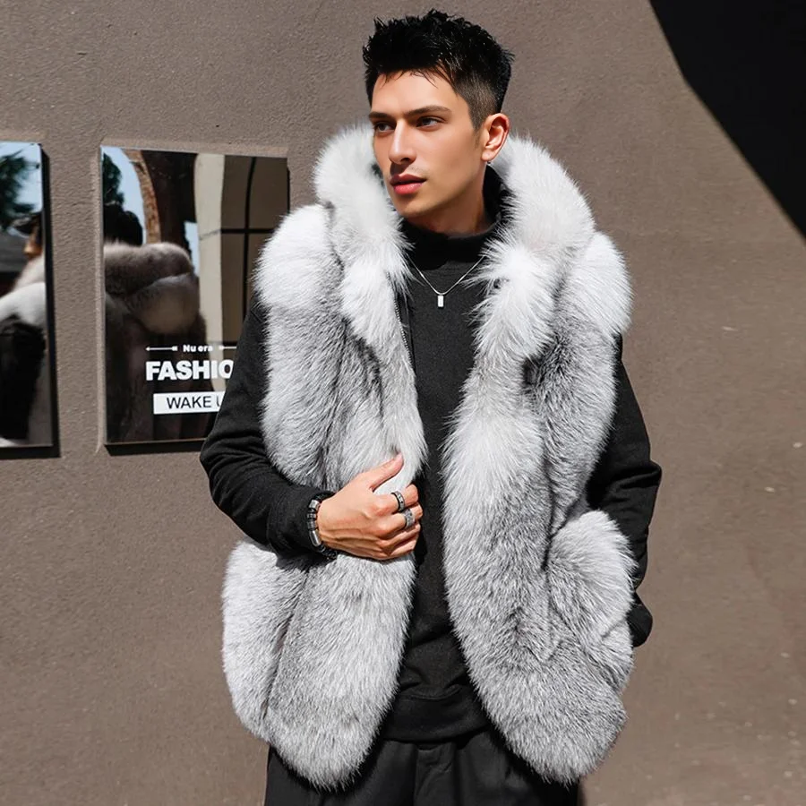 Hood Furry Vest Jacket Black Furry Vest Faux Fur Vest With Hood Deals