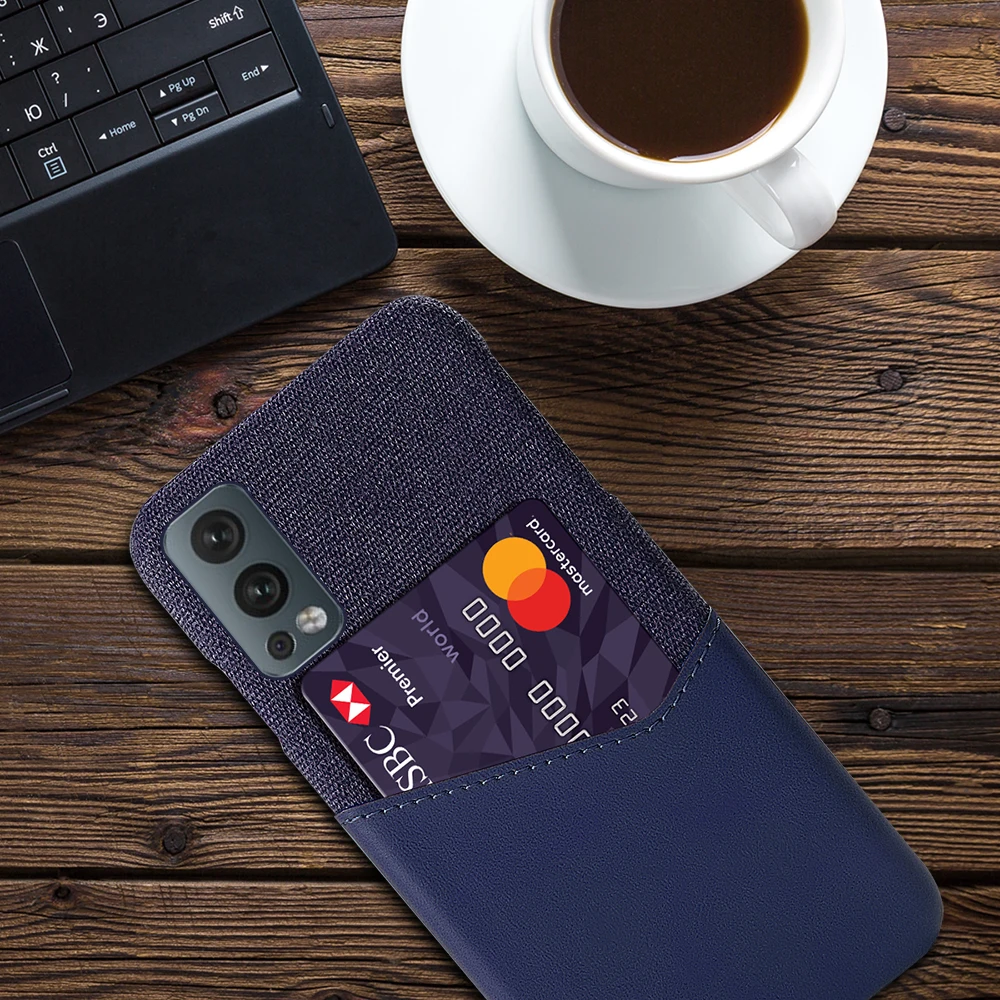 OnePlus Nord 2 5G 9R 9 8T 8 7T 7 Pro Funda 카드 슬롯 커버, 비즈니스 케이스, One Plus Nord N200 N10 2 CE 5G 6 6T 5 5T Coque