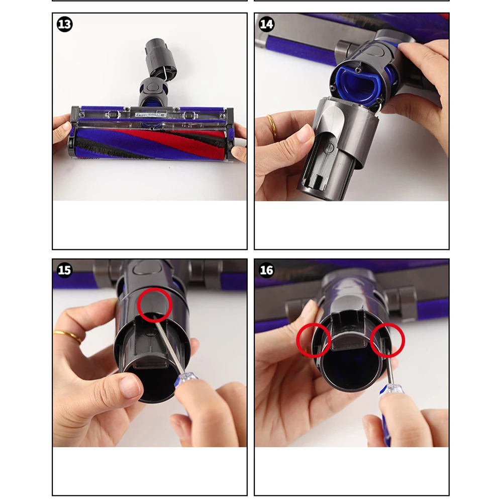1Set Cacciavite Per Dyson Slim V8 Slim Digital Slim V10 Slim V12 Slim V15 S Tubo Flessibile Di Aspirazione A Rullo In Velluto Morbido Sottile Affidabi
