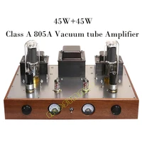 AIYIMA SMSL 6P6P Push 805A Single-ended Class A Vacuum tube Amplifier 45W+45W Pure manual welding 805 tube Amplifier Audio 1