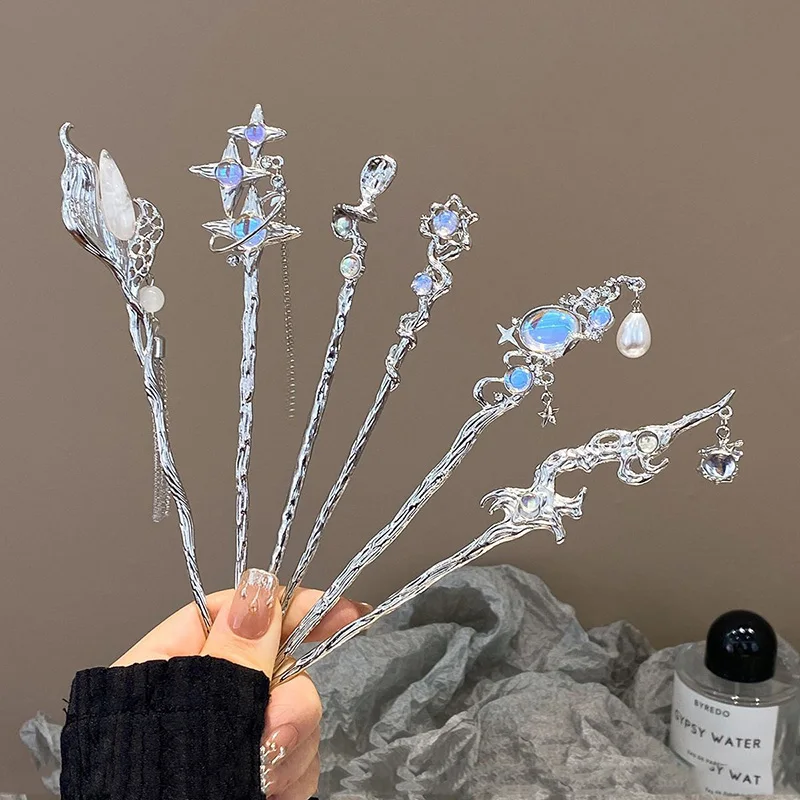 Hair Accessory Fashion Chinese Style Hair Stick Moonstone Jewelry for Women
