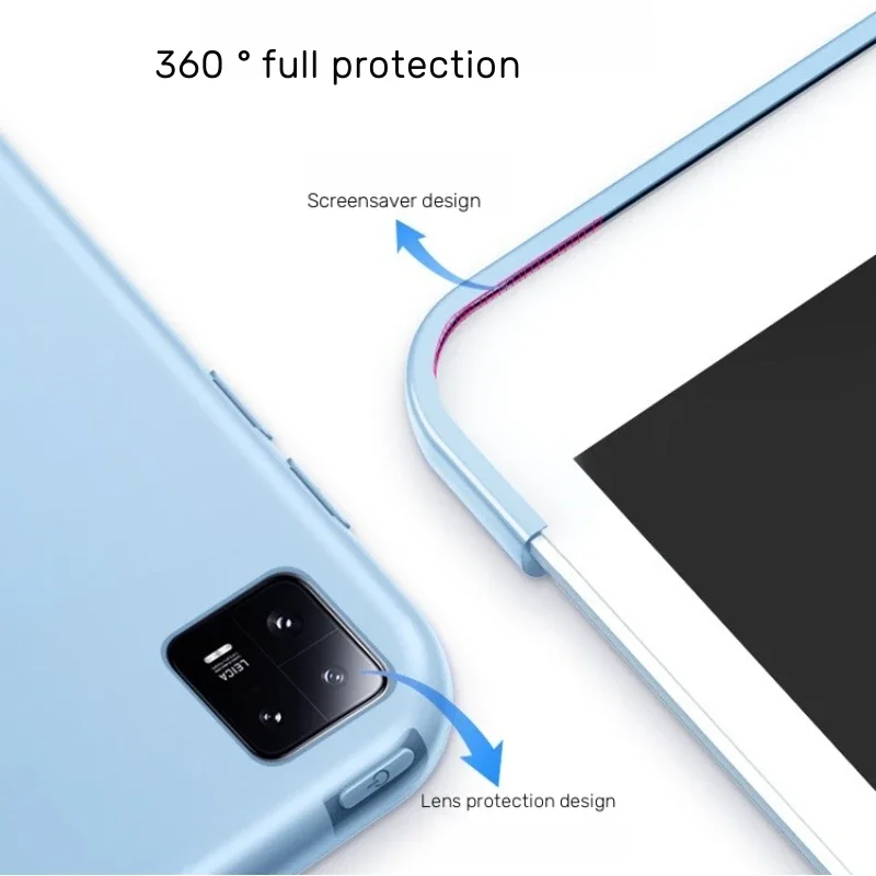 Couro Tri-dobrável Capa Magnética Case Sat para Xiaomi Pad mi Pad Pro 11 2023 pu - Imagem 6