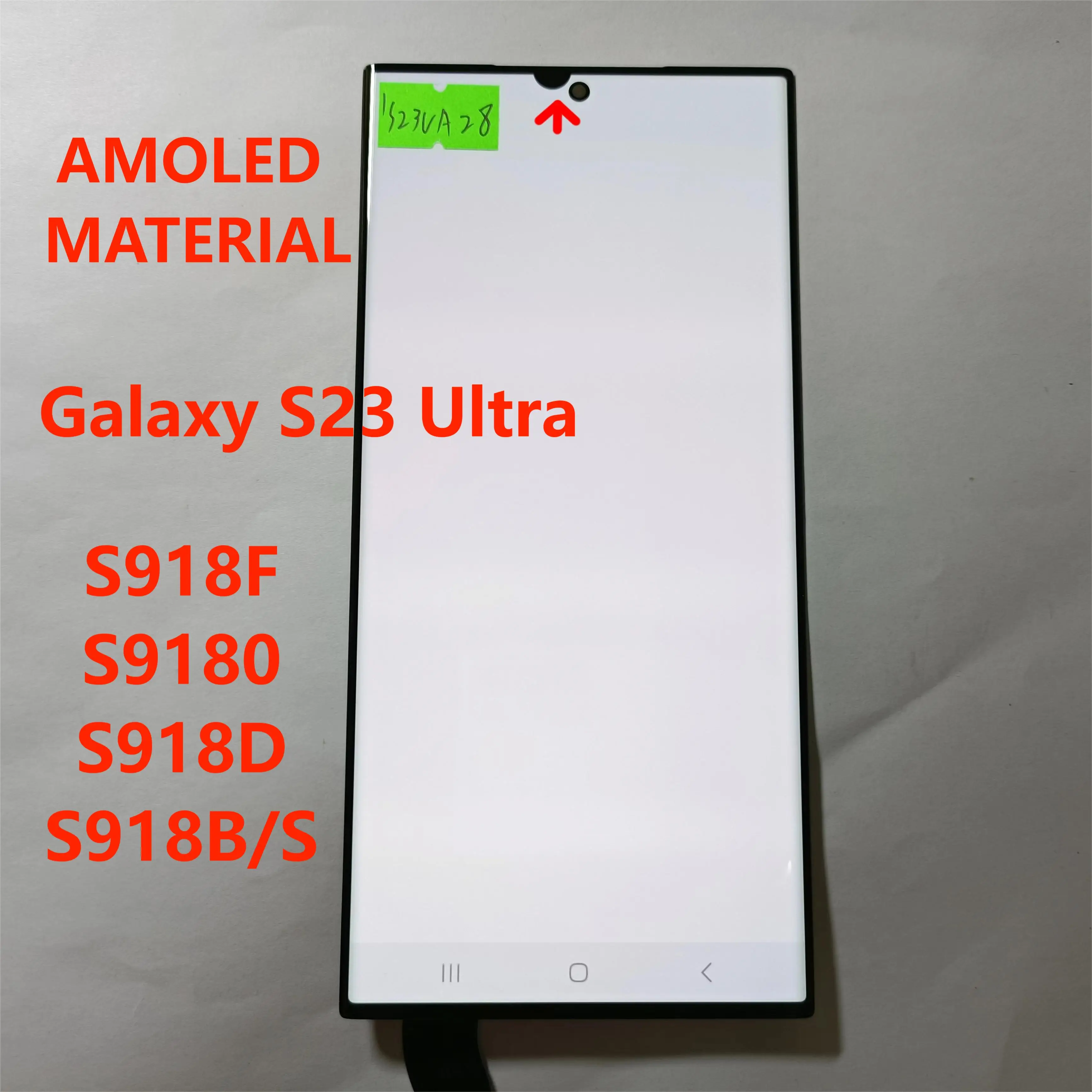 

100% Original Screen Galaxy S23 Ultra Lcd S918F S9180 S918D S918B/S LCD Screen Assembly Digital Instrument