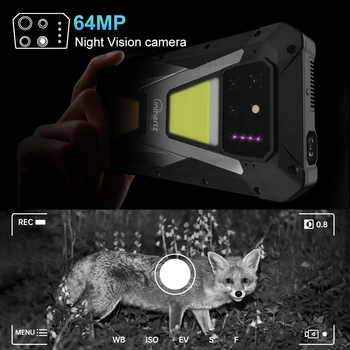 Unihertz tank 3s 8849 powered smartphone with projector 24GB 256GB Dimension 8200 cellphone 15600mAh 66W charger 64MP 5G phone 5