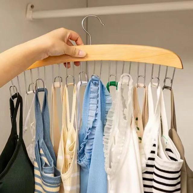 Multiple Hooks Women Storage Bra Hangers For Clothes Case Home Wardrobe  Accessories Supplly Scarf Organizer Men Tie Belt Hangers - AliExpress