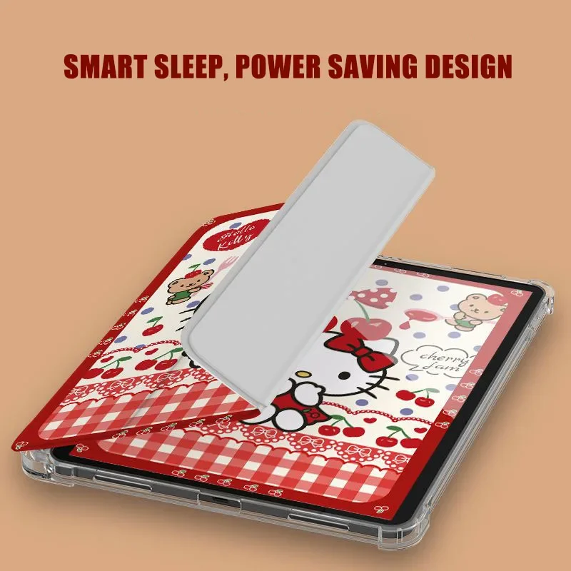 Eto キャラクターグッズ 10点セット Sanrio Cute Hanyodon 360 Rotation Stand Cover For iPad 10th