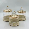 European Style Transparent Glass Candy Jar Metal Decorative Jar Luxury Scented Candle Bottle Interior Jewelry Box Art Decoration 1