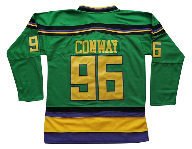 Classic Ice Hockey Jersey Charlie Conway 96# Mighty Ducks Jersey 99# Adam  Banks Jersey Movie Hockey Sport New Sweater Embroidery - AliExpress