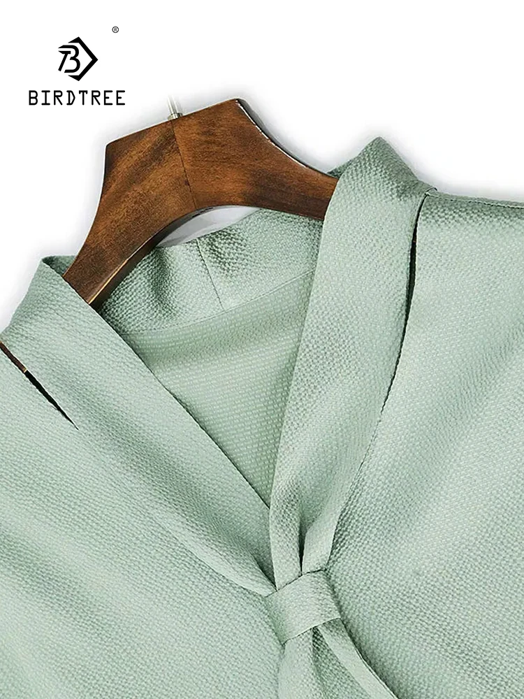 birdtree-chemisiers-de-bureau-retro-pour-femmes-t-shirt-a-veritable-nœud-d'inj-chemise-elegante-a-manches-courtes-document-solide-printemps-2024-y-t41631qc