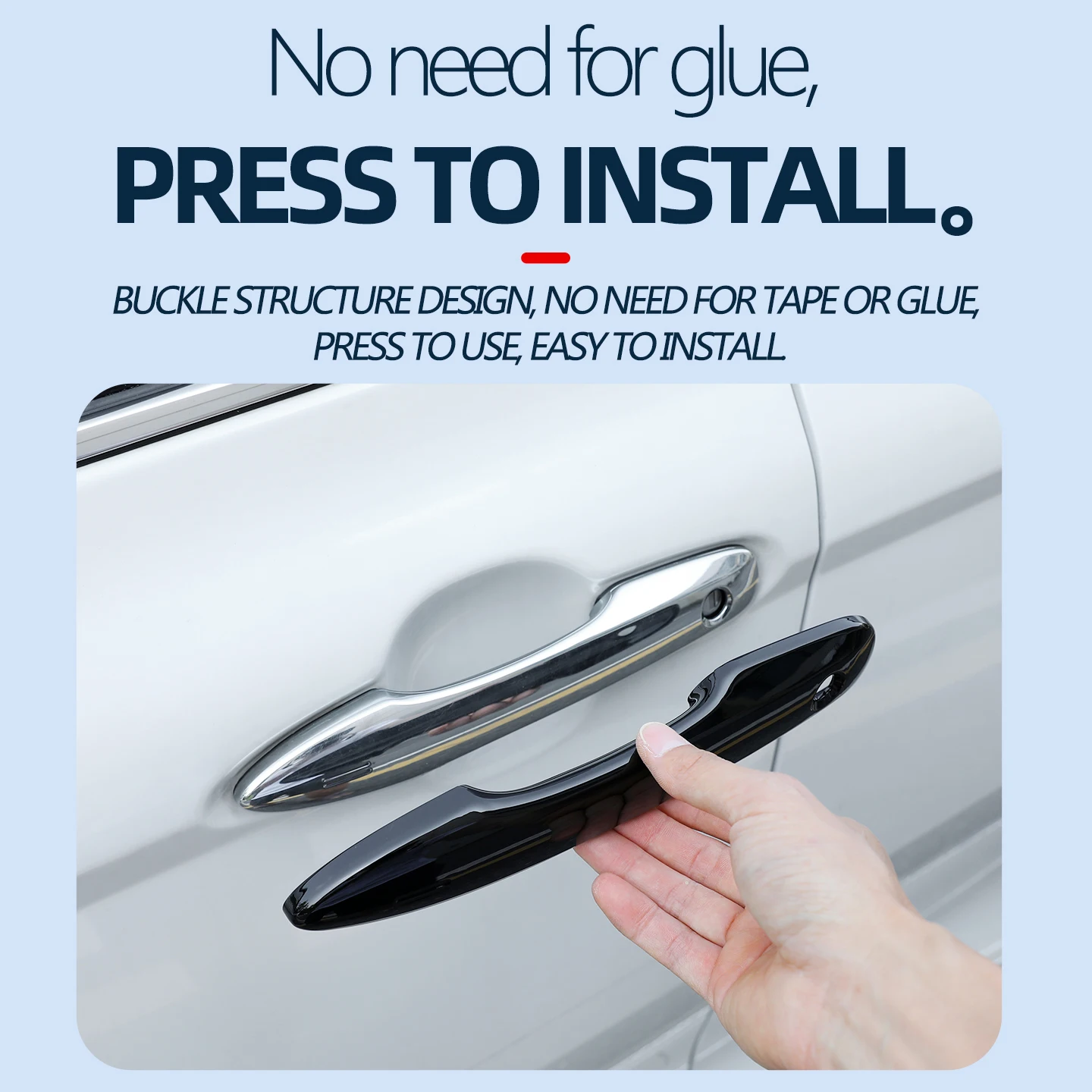 Toyota Camry Door Handle Decorative Sticker - Premium ABS Car Accessory