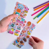 10 Sheets 3D Puffy Stickers for Kids Cute Cartoon Animal Stickers Scrapbook Stickers for Children Gift for Boys and Girls 5