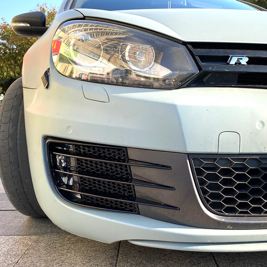 Per Volkswagen Golf 6 Gti Gtd Fog Light Grille Air Knife Modifica Della Decorazione Esterna