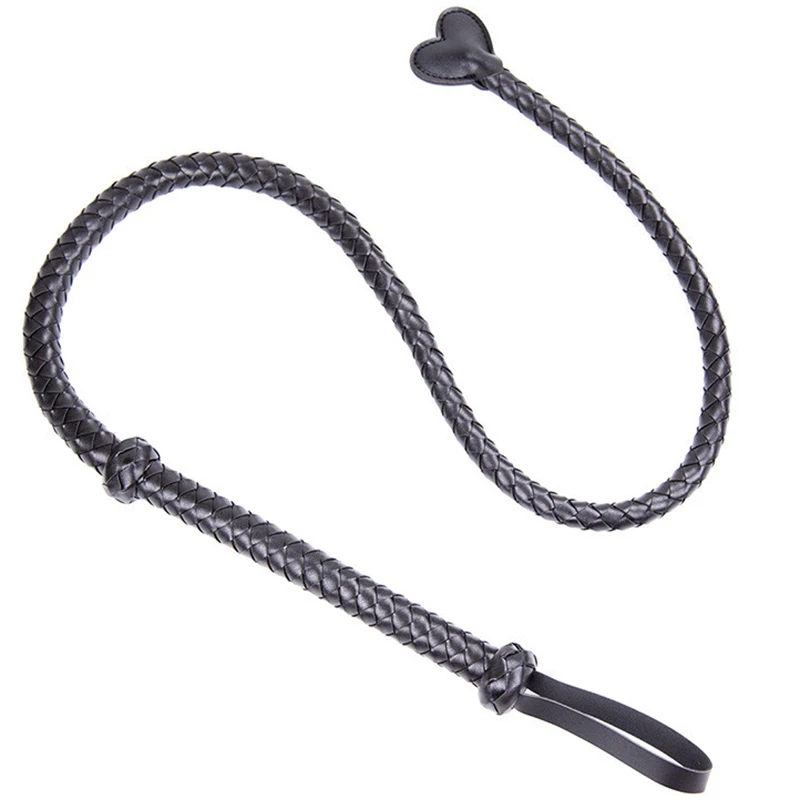 Pu Leather Horse Whip For Equestrian Training And Riding Gear_voghion.com
